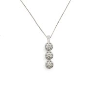 Collana Promesse Donna Vita in Oro bianco Diamante 0.45 Ct CTRYF/045 - CTRYF/045